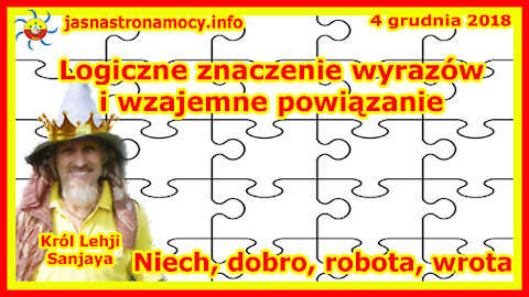 Logiczne znaczenie wyrazów i wzajemne powiązanie – Niech, dobro, robota, wrota