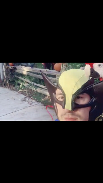 And with parrots in Halloween video