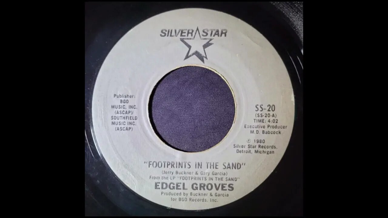 Edgel Groves – Footprints in the Sand