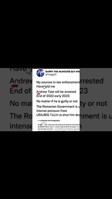 Truth about Tate brothers arrest.