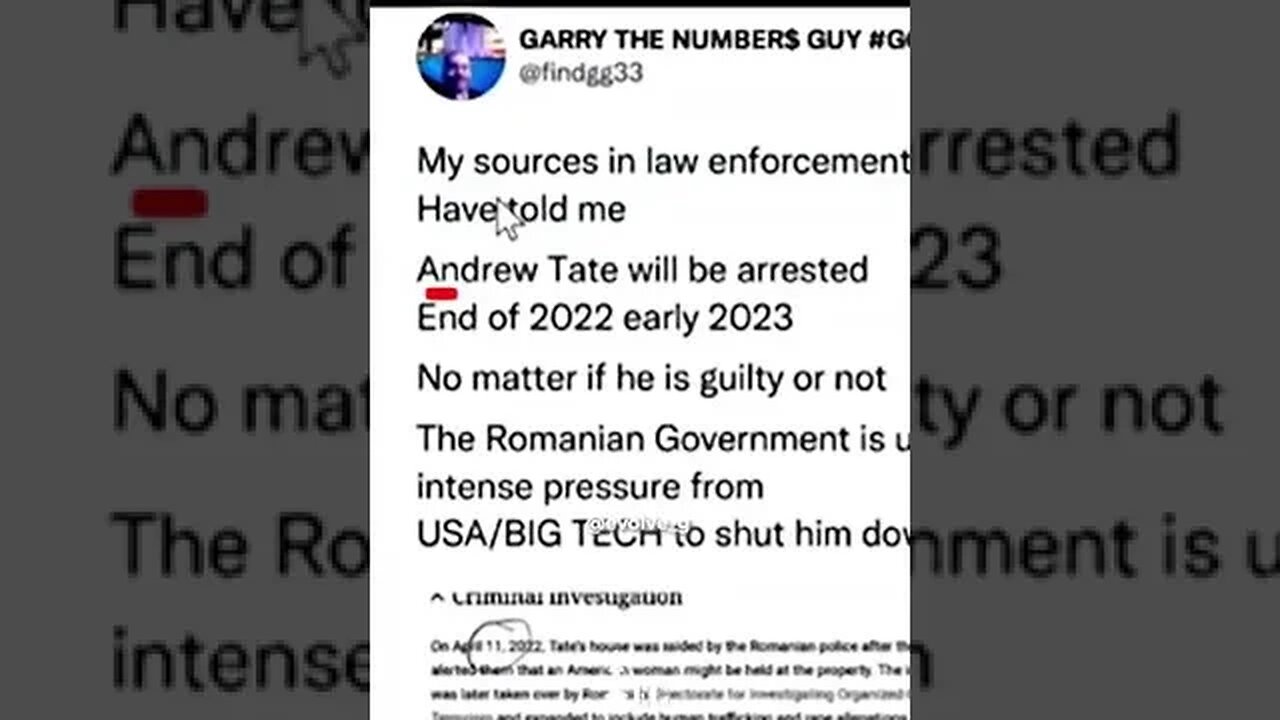 Truth about Tate brothers arrest.