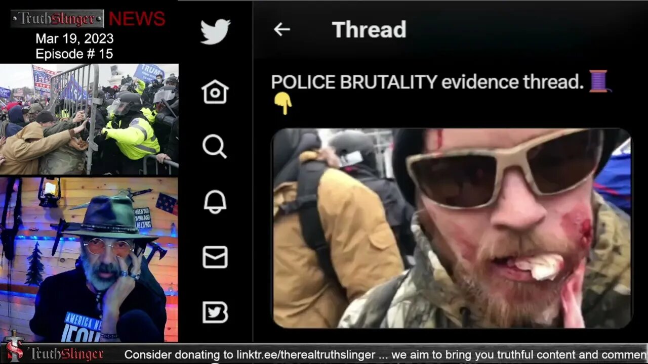 NEW J6 FOOTAGE POLICE SHOT FIRST - TruthSlinger SHOW #15