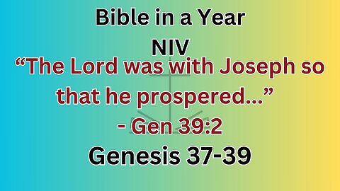 Genesis 37-39