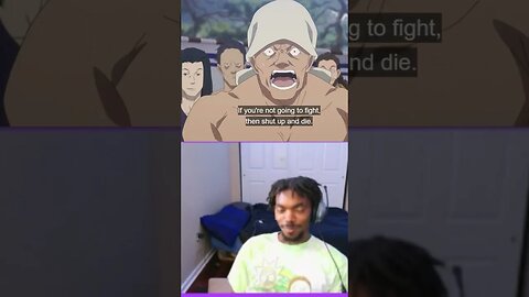he’s invincible!! #anime #hellsparadise #reaction #maniacdgod #xyzbca #like #freeforall #murder