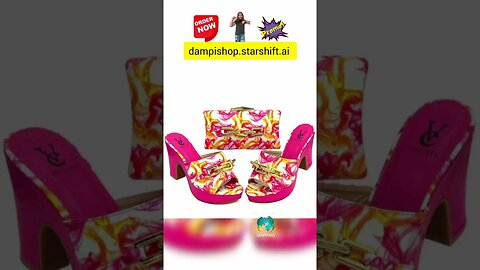 New Design Pointed Toe African Spring Lady Shoes and Bag Set #fyp #fashion #shorts #life #love #usa