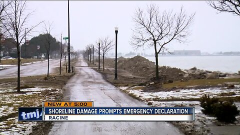 20-foot waves cause ‘millions’ in damage to Racine's Lake Michigan shoreline