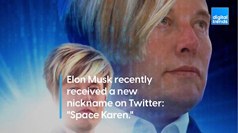 Elon Musk recently received a new nickname on Twitter: "Space Karen."
