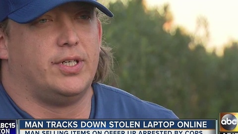 Manâs car stolen in Phoenix, personal items inside