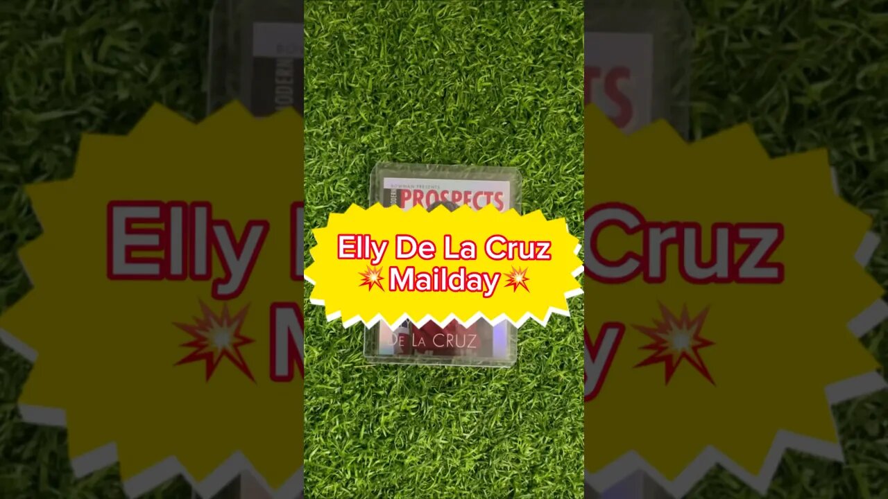 Elly De La Cruz Mailday! #baseball #sportscards #mlb #sports #viral #trending #unboxing