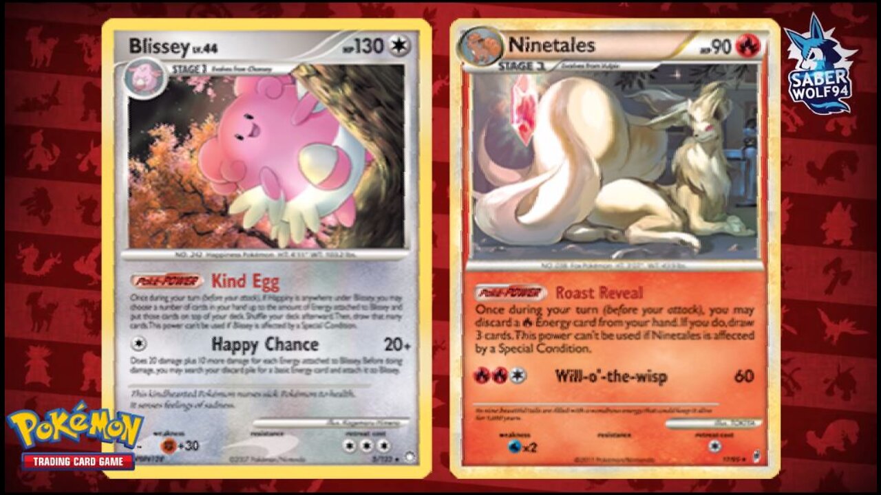 Pokemon TCG Blissey Ninetales Deck 2009-2010 Format!!