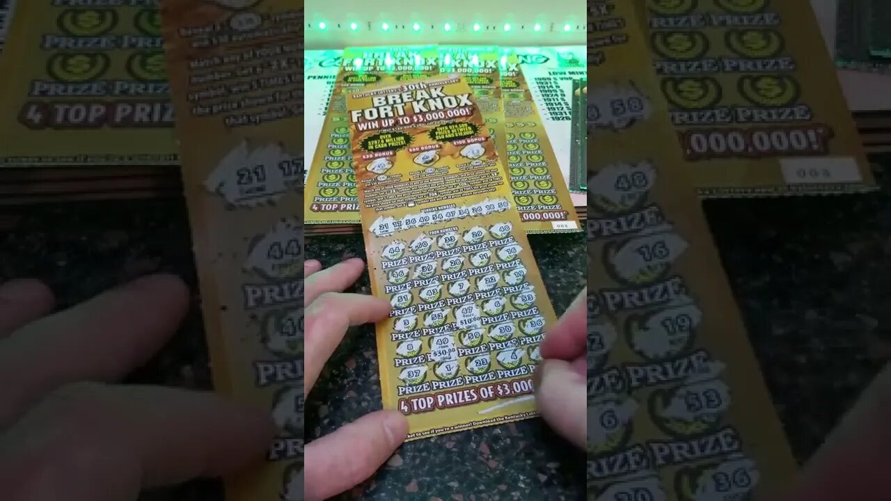 Fort Knox Lottery Ticket! #lottery