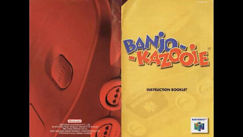 Banjo-Kazooie - Game Manual (N64) (Instruction Booklet)
