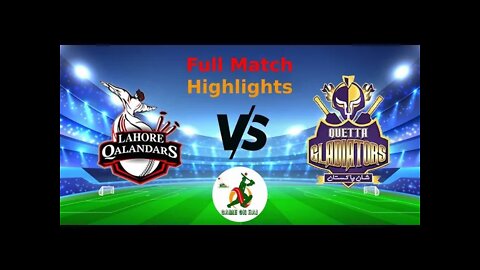 Full Highlights | Lahore Qalandars vs Quetta Gladiators | Match 20 | PSL 7 | Lahore vs Quetta.