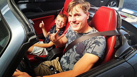 MINI ROADTRIP PERFECTION: nephew neefje Logan Daihatsu Copen Sun Zonnetje. Family time familietijd