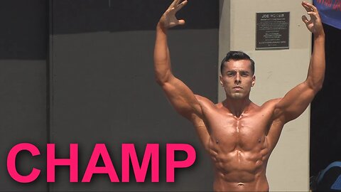 Steven Mendoza Bodybuilding Posing Routine in 4K
