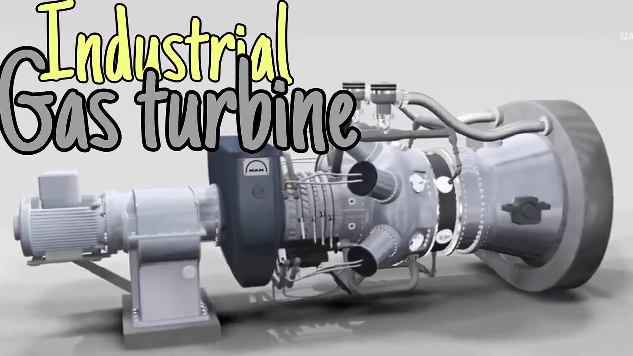 Industrial gas turbine working explained l