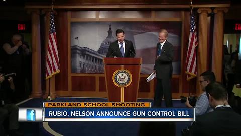 Rubio, Nelson announced gun control bill