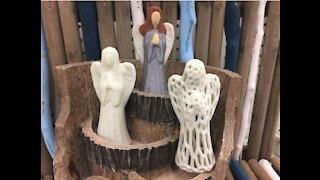 3D Printed Angel Ornament Statue
