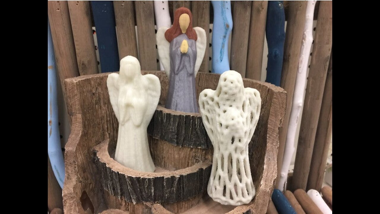 3D Printed Angel Ornament Statue