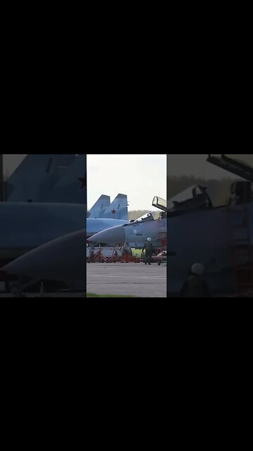 The Ministry of Defense showed footage of combat sorties of Russian Su-35S fighters