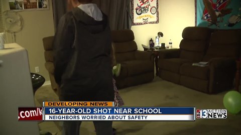 North Las Vegas residents worry about safety after teen shot nearby