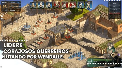 Crimson Tactics: The Rise of The White Banner - Lidere Corajosos Guerreiros Lutando por Wendalle