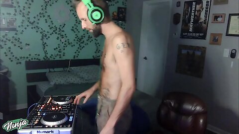 Vibing to music, mixing cause I love it.