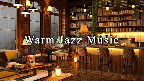 Study & Work with Smooth Jazz Music in Cozy Coffee Shop Ambience ☕ Relaxing Jazz Instrumental Music