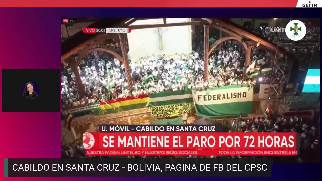 CABILDO SANTA CRUZ BOLIVIA DESDE FB DEL COMITÉ PRO SANTA CRUZ