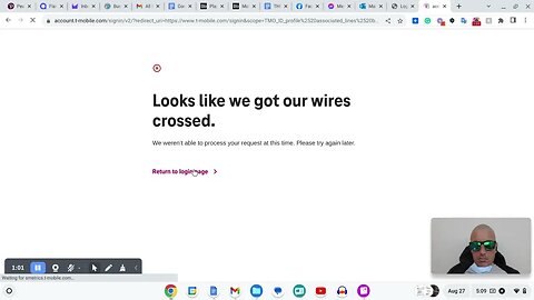 I'm locked out of my T Mobile account.