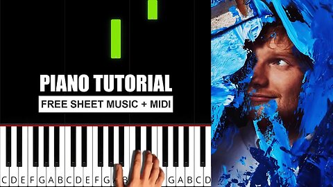 Ed Sheeran - Eyes Closed - (BEGINNER) Piano Tutorial