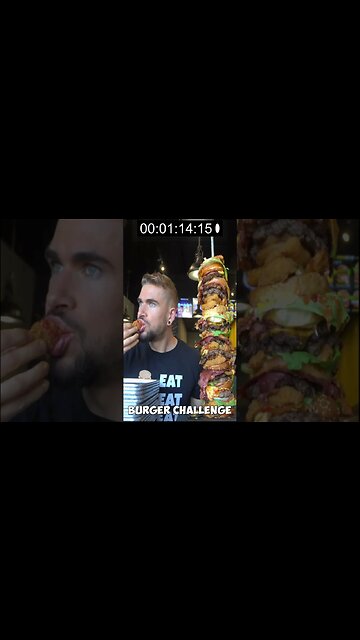 14LB UNBEATEN BURGER CHALLENGE ($300) BIGGEST BURGER CHALLENGE EVER #foodchallenge #toronto #Burger