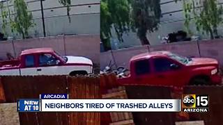 Concern growing over illegal dumping in Phoenix neighborhood