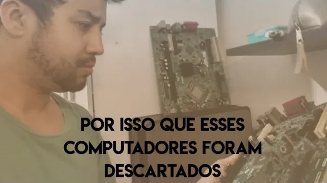 As duas placas que eu testei estavam queimadas