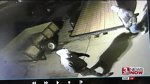 Security camera shows two men taking trailer full of items meant for veterans