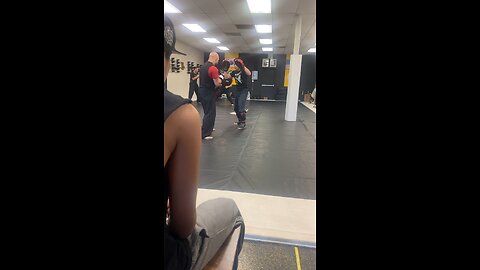 More pad work with Sir Logan