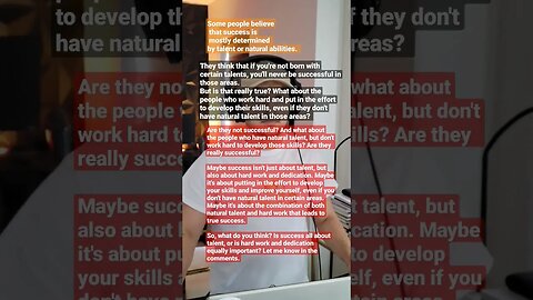 Are some people born with Talent? #talent