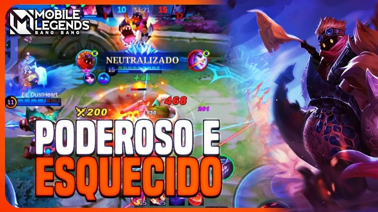 ESSE HERÓI TA ABSURDO NA RANKED E NINGUÉM TA USANDO | MLBB