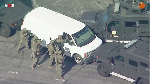 Verdachte schietpartij Californië dood gevonden in busje