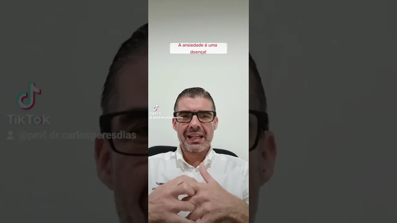A ansiedade é uma doença!