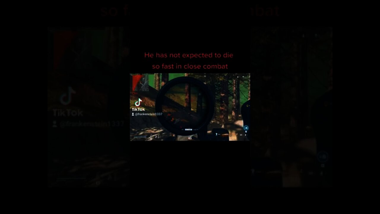 Forest close encounter - instant death