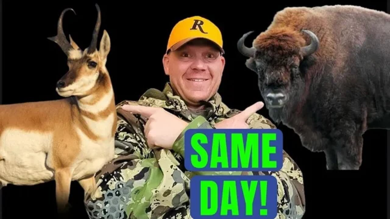 Antelope and Bison in One Day!!! [Sneak Peak Episode]