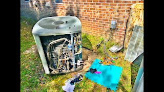 Disconnecting HVAC Systems on a House that Will Be Moved