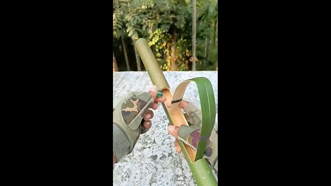 New slingshots with bamboo #diy #shorts