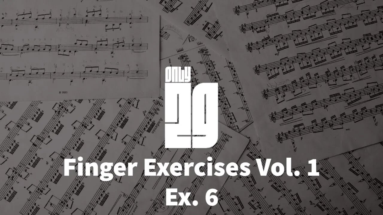 Master Your Piano Skills with Finger Exercises Vol. 1 - Ex. 6 - Piano Sheet Series