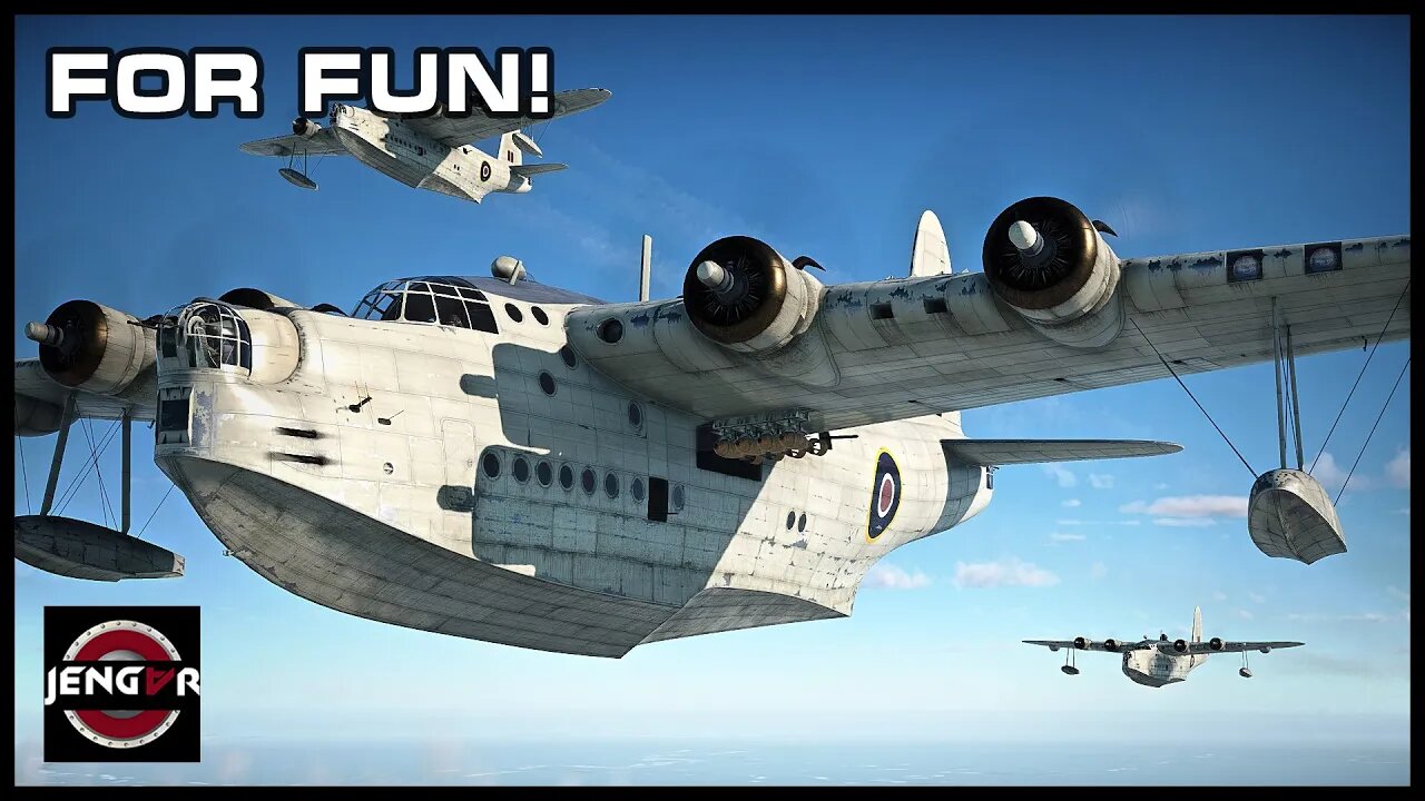 The JOY of a SUNDERLAND Squad! - War Thunder Gameplay!