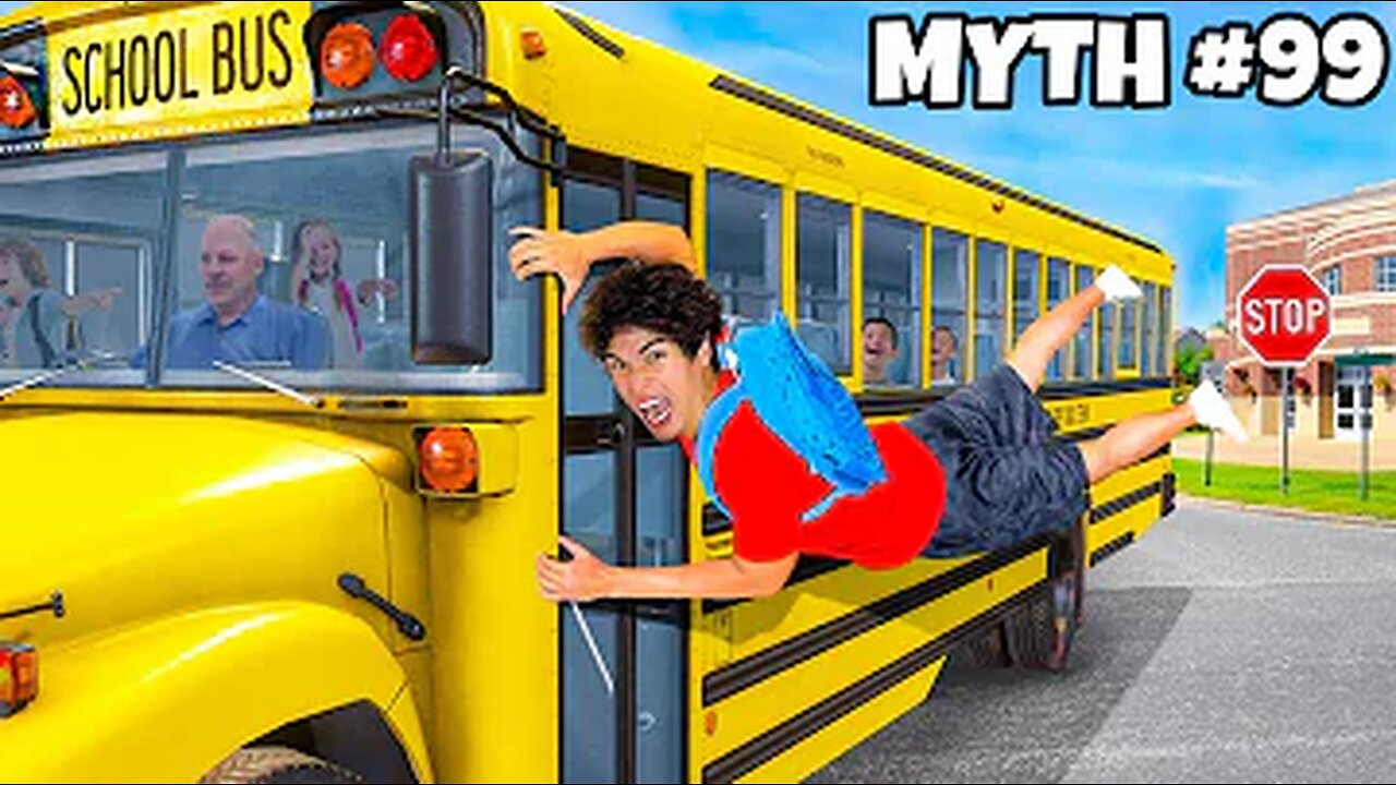 Busting 100 SCHOOL MYTHS in 24 HOURS!