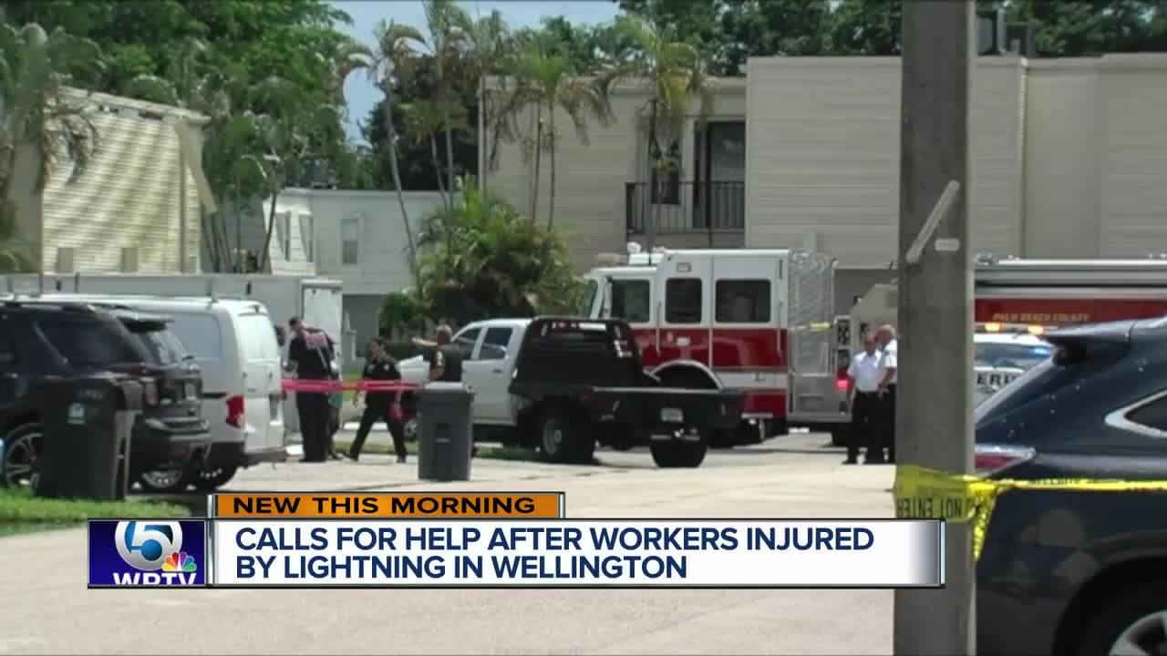 New information about a lightning strike in Wellington