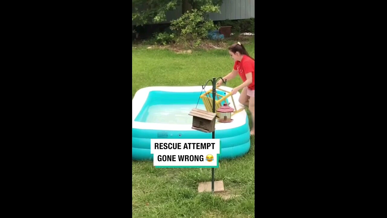 Rescue attempt gone wrong🤣