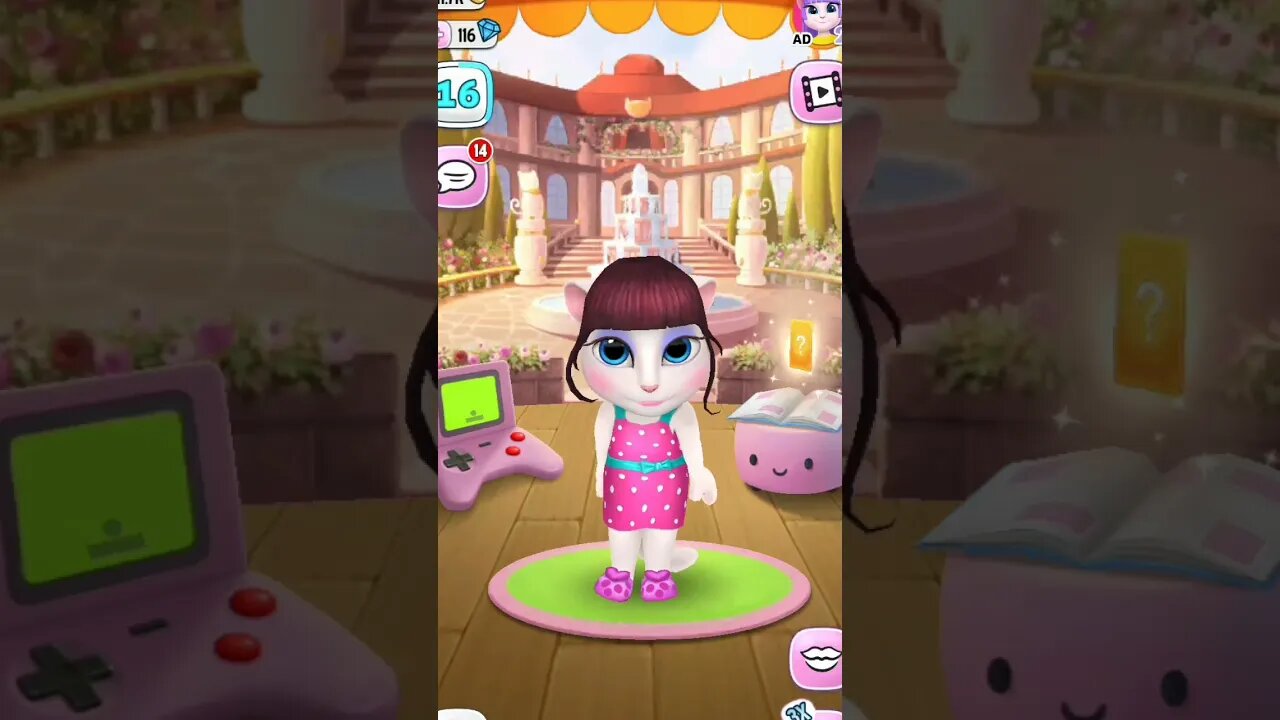 😂😂 Let's Tease Angela Cutie #475 | My Talking Angela 2 | #shorts #funwithangela 🤣😂